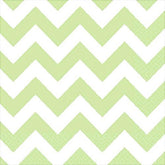 Disposable Chevron Print Beverage Napkins Tableware, 16 Pieces, Made from Paper, Leaf Green, by Amscan